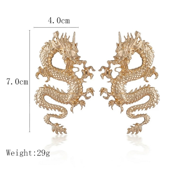 ๐HP๐๐Georgous Dragon Shape Earr - Picture 3 of 6